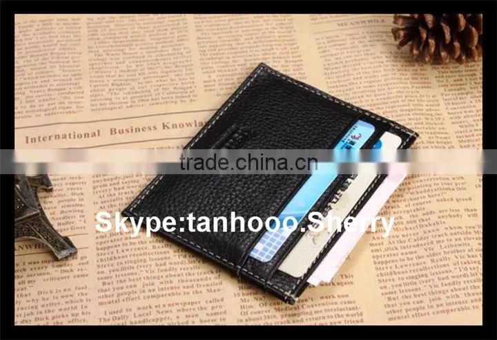 PU imitation leather Fashionable leather PU credit card pocket