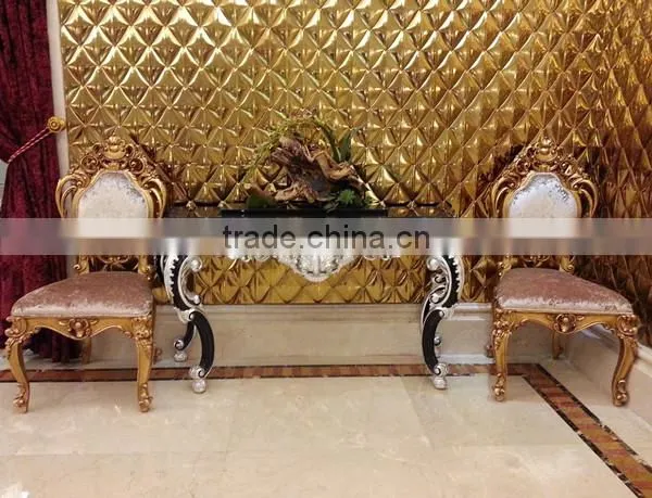 MD-0014-01 Factory wholesale Hand-carved single chair without arm