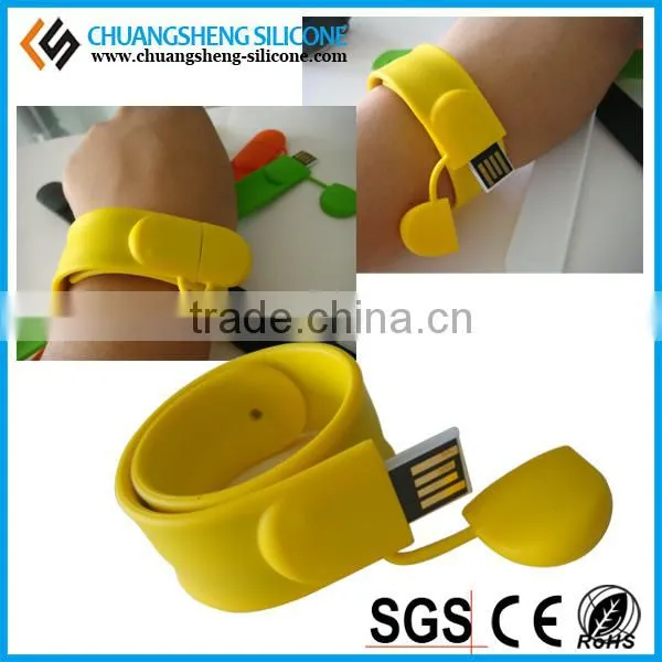 usb pen drive bracelet usb bracelet usb slap bracelet