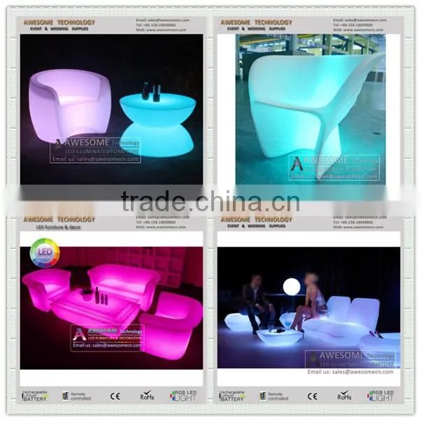 New coming illuminated led furniture / shenzhen led furniture