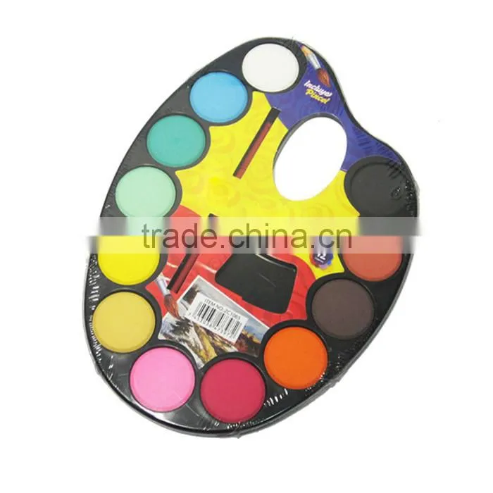 Quality 20mm diameter 12 color water color cake
