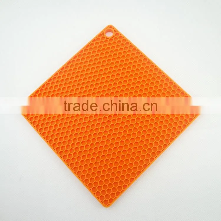 Eco-Friendly Square Silicone Cellular Place Mats