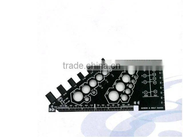 Metric & SAE High Impacted ABS Screw Nut & Bolt Gauge for Measuring Tools