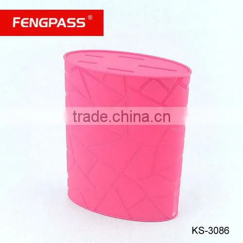 High quality plastic knife block(476-503-554)
