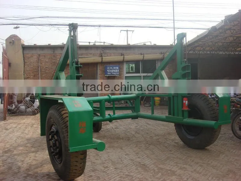 walking tractor with trailer