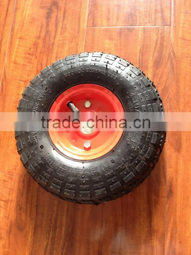 350-4 3.50-4 pneumatic air wheel