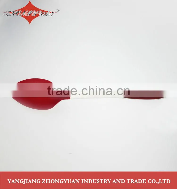 Nylon slotted spatula and spaghetti server kitchen accessory with PP handle