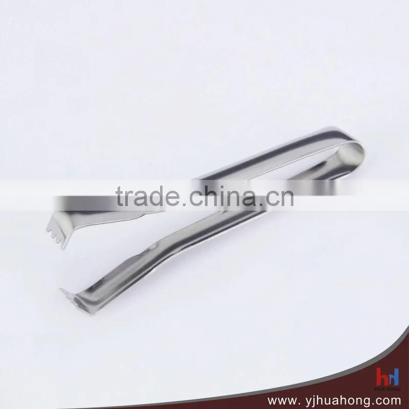 Hot Sale Stainless Steel Ice Cube Tongs HT-SS26