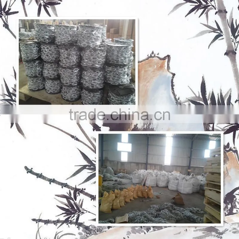 NACM/ASTM standard G30 galvanized open link chain marine products