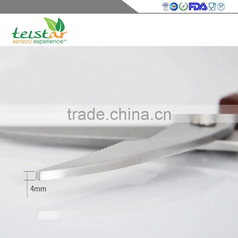 Manufacturers selling chicken bone cut wooden kitchen scissors high-end gift box