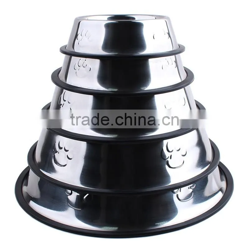 dog bowl&feeders wholesale high quality stainless steel non spill dog bowl