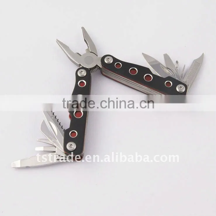 2014 new Promotion stainless steel mini multi function pocket hand tool pliers T618