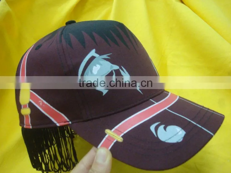 100% cotton crazy hats with printing LOGO