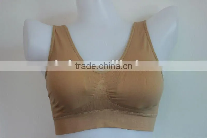 Hot girls sports bra for yoga/custom sports bra