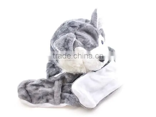 China Wholesale Custom Earflap Winter Faux Fur Plush Animal Hat