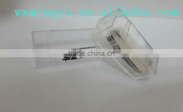 fashion plastic box for packaging collar stays with logo
