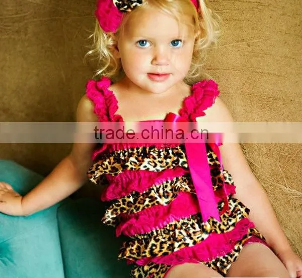 Hot Sale Yellow baby romper Ruffles Petti Rompers for Toddler Cheap Baby Lace Ruffles Rompers