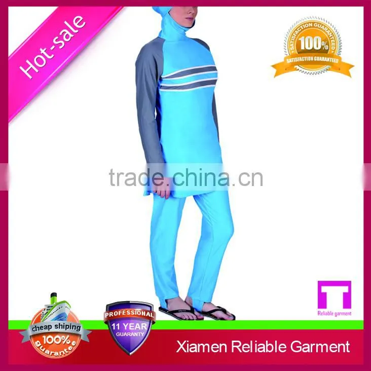 2015 wholesale custom muslim swimwear for woman