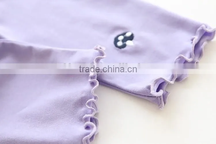 wholesale fashion designer cotton spandex girls ruffle pants and kids dress
