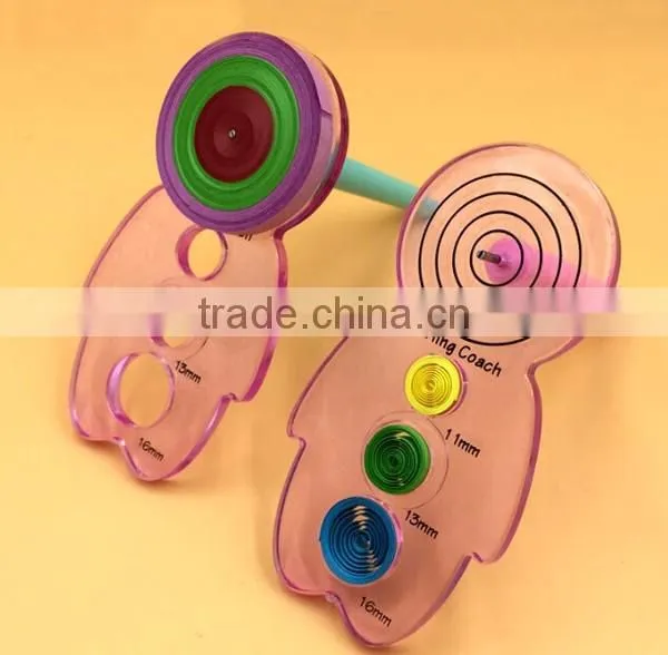 2016 New DIY craft tools Quilling cartoon pallet/Curling coach