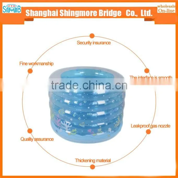 2017 alibaba chinese supplier cheap sales good quality PVC round bathtub inflatable for child