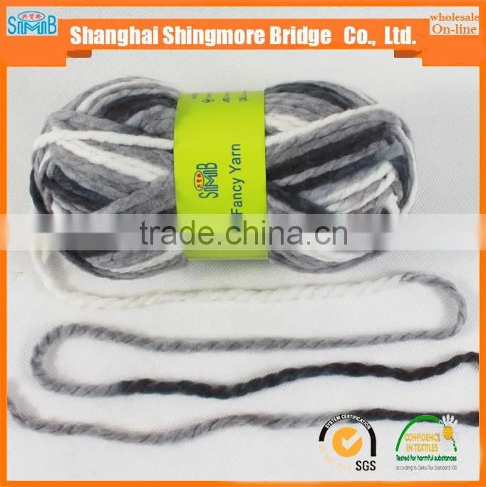 Knitting yarns supplier china best selling oeko tex certified melange acrylic yarn with acrylic yarn prices