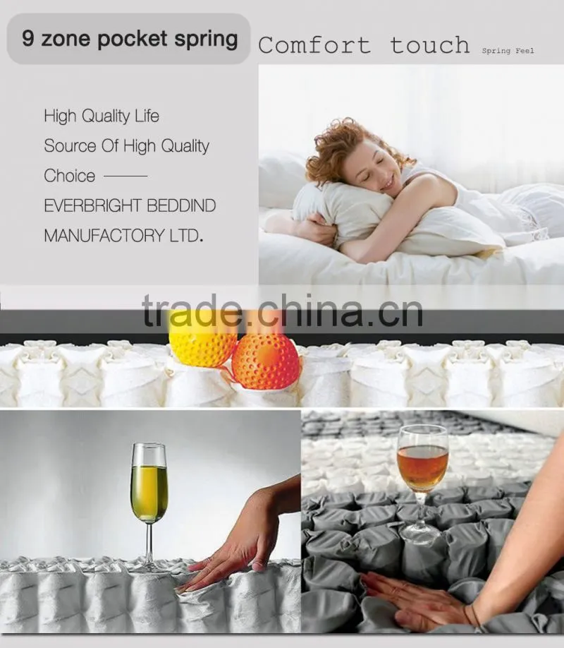 Cheap price roll up king size sponge bed mattress in a box