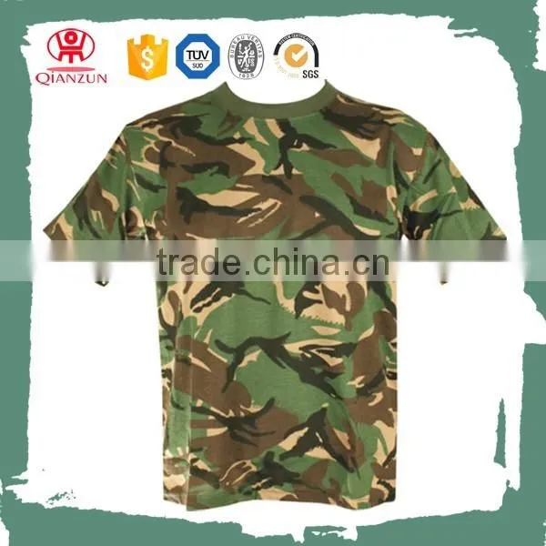Custom scoop neck organic cotton army t shirt wholesale cheap