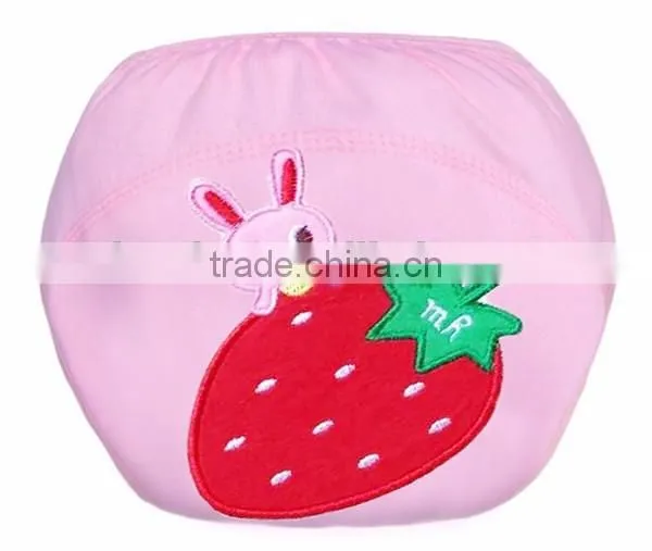 cartoon pattern baby training pants pure cotton washable baby cloth diaper