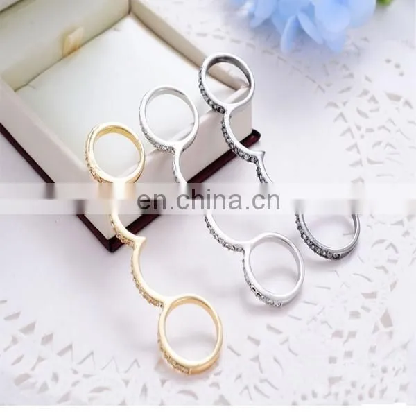 Fashion knuckle four finger ring wholesale jewelry