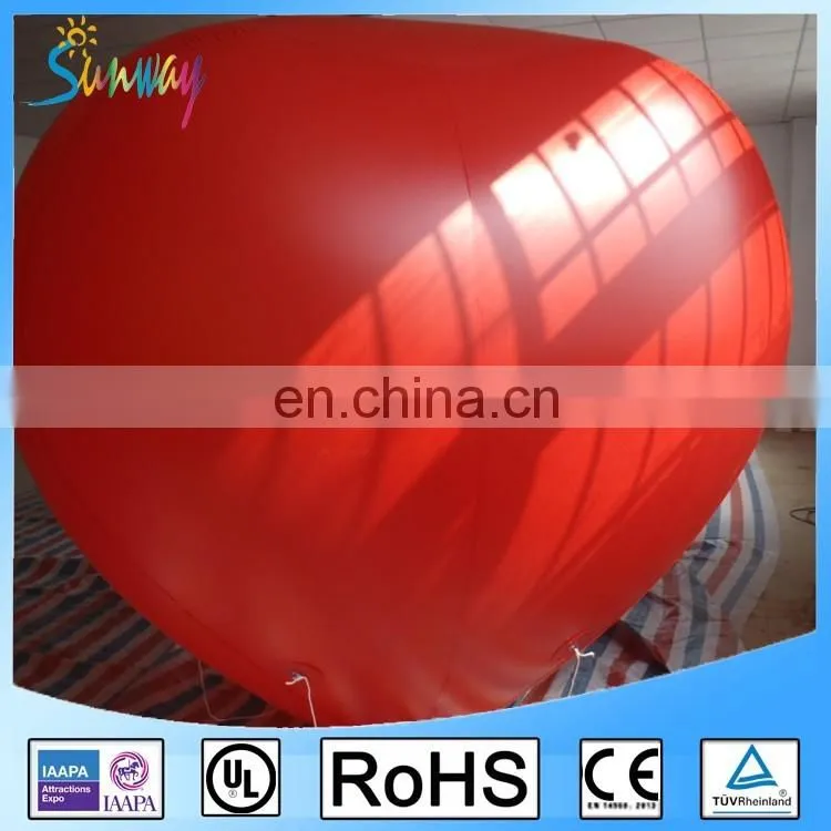 Giant Inflatable Red Heart Shape Balloon Custom Advertising Helium Balloon