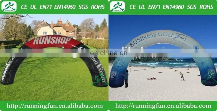 Commercial Portable inflatable arch for race