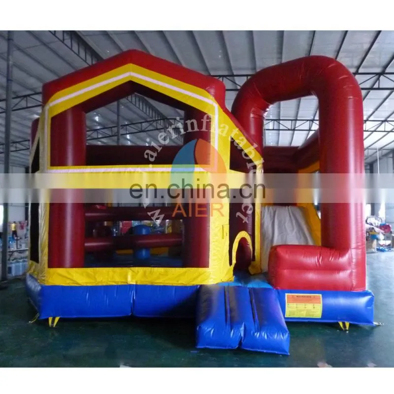 5 in1 combo vinyl inflatable castle / new outdoor playground inflatable castle bouncy castle