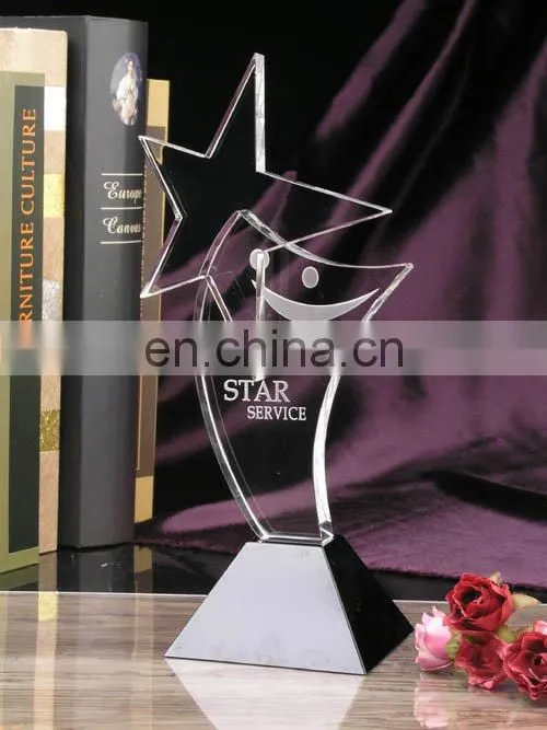 dancing crystal trophy award souvenir