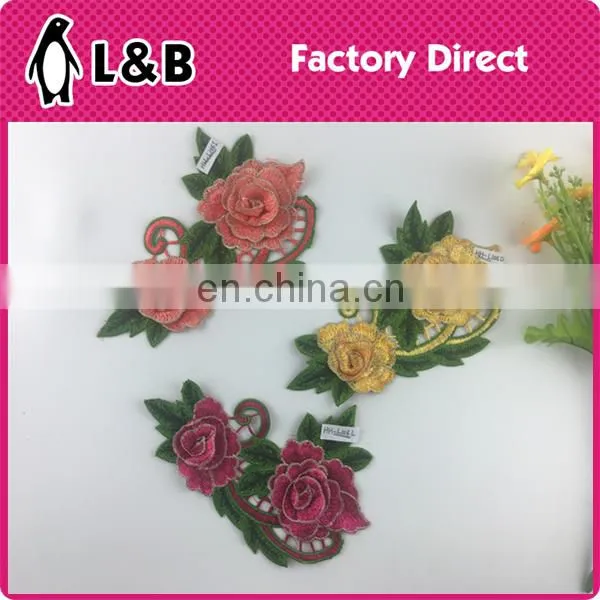 new design fashion embroidery flower lace
