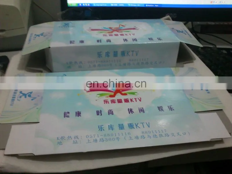 High Quality Custom glossy laminated printed paper Facial tissue box design