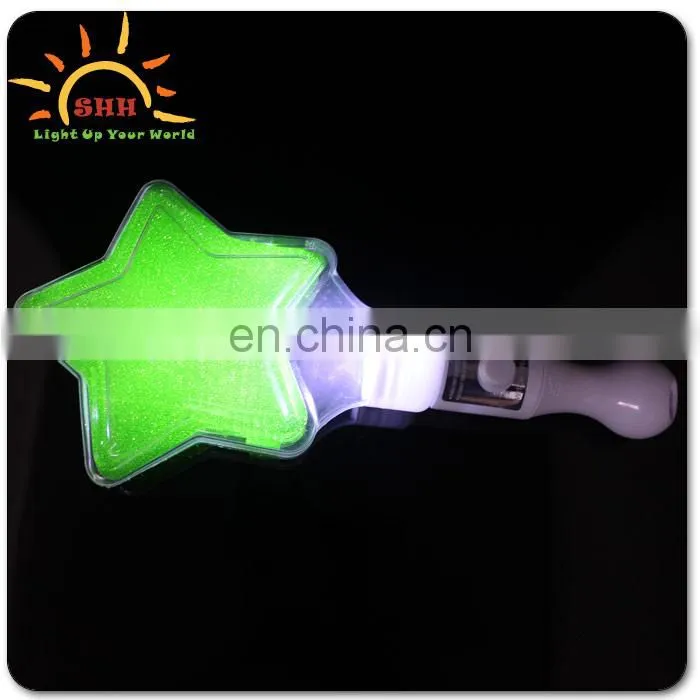 Led five star glow stick for kids