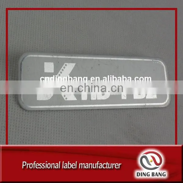 Wholesale Personalized High Grade Promotion Decorative 3D Logo Brand Custom Pvc Label With 3M Adhesive