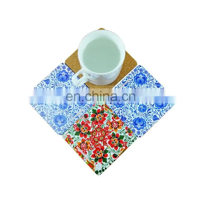 printable 2017 new arrival mdf cork table mat coaster mat
