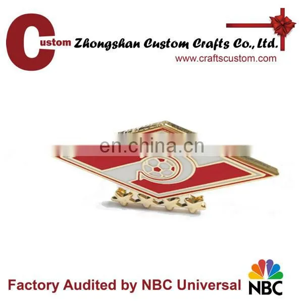 Custom round lapel pins /metal pin badges with hard enamel