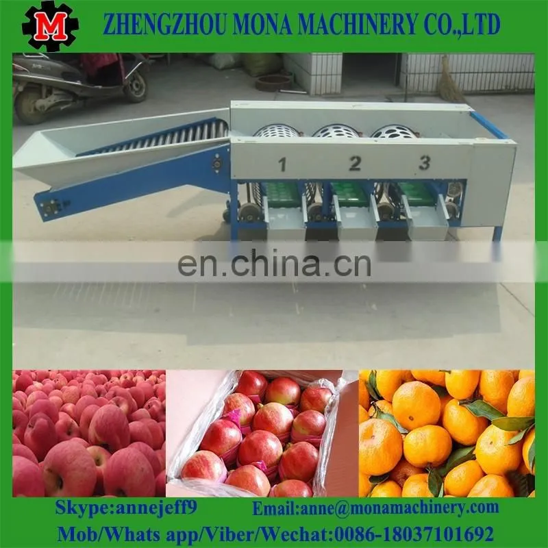 3ton/h food grade industrial fruit fish cassava fruit washing grading waxing machine