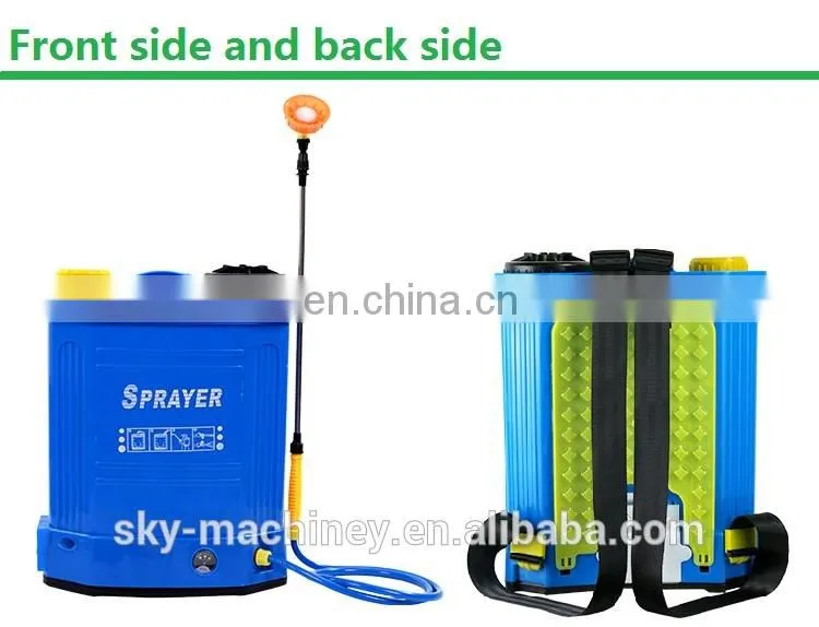 battery removable portable dynamo electric water weed sprayer