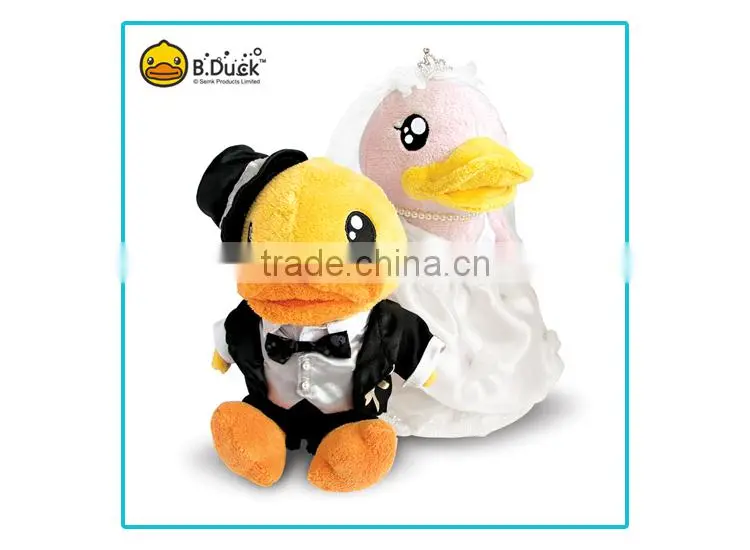 B.Duck wedding plush toy moving custom made stuffed plush toys