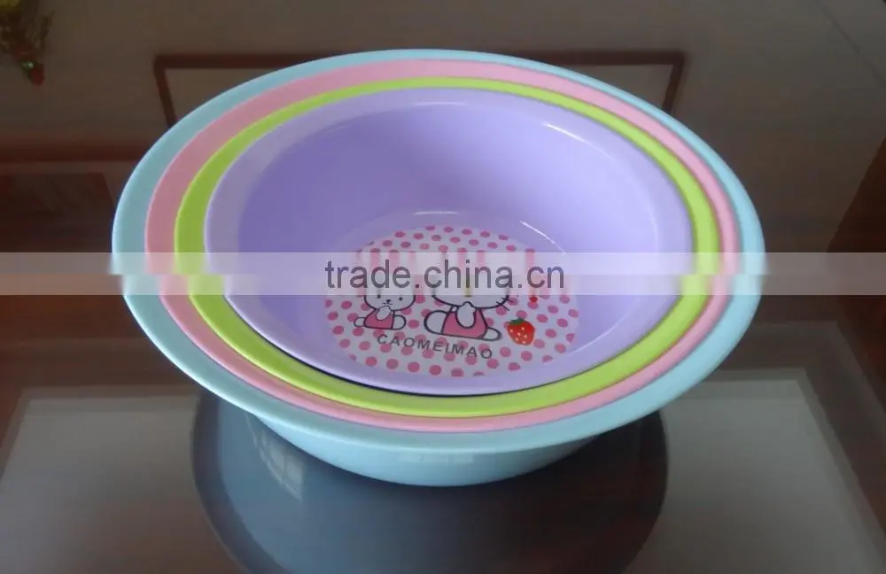 2016 new design high quality oval plastic basin 7L