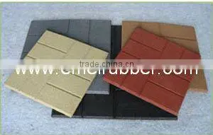rubber patio paver tile