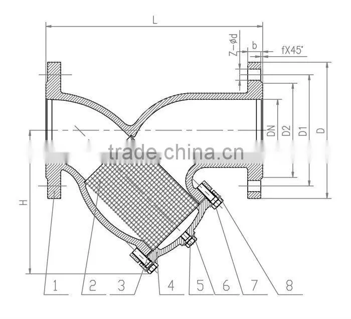 Jinerjian efficient GL41H Flange filter