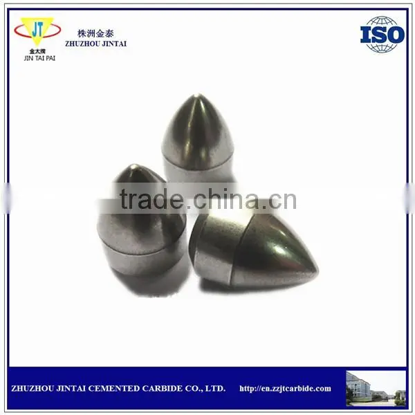 Grinding tungsten carbide button bits for mining tool