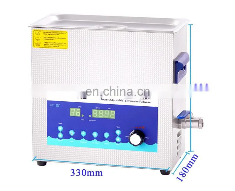 Best Dental 6.5L Ultrasonic Cleaner Disinfection of False Teeth Quick Cleaning