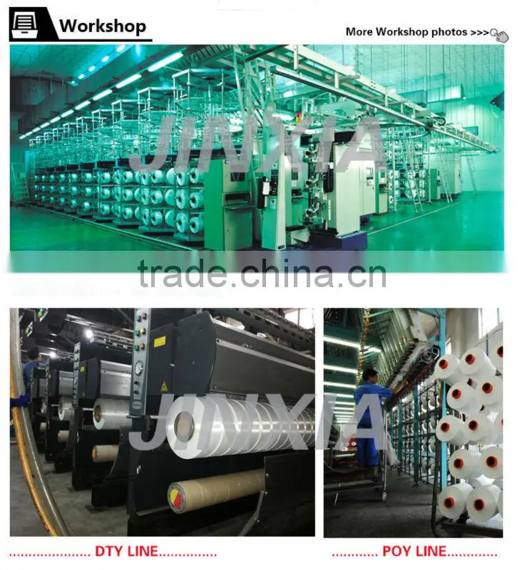 Dope dyed High twist fabric POY with 100%polyester material