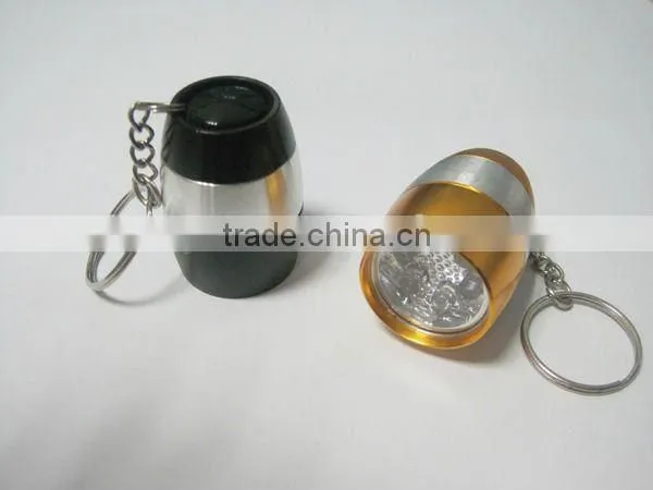 promotion aluminum 6 led keychain flashlight